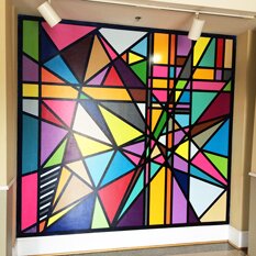 Longwood Dining Hall Mural 2014