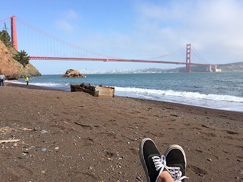Moments at Kirby Beach in San Francisco, California